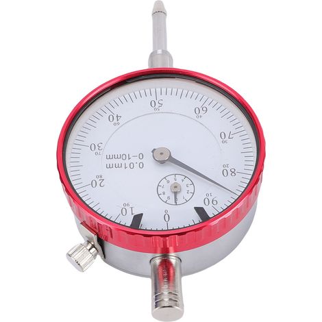 Comparateur à cadran 0-10mm précision 0,01mm – Inox mécanique tour atelier scie table, mesure (1/5)