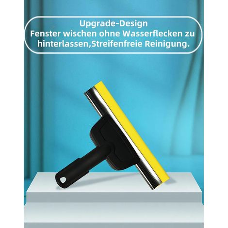Raclette vapeur pour les vitres pour Kärcher SC1, SC2, SC3, SC4, SC5, SC7,Nettoyage sans traces du verre, des fenêtres et des miroirs. (1/4)