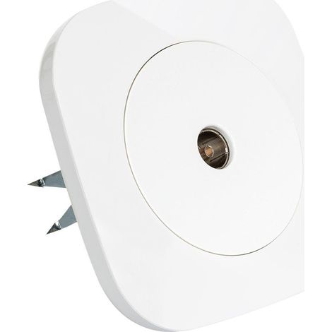 Presa TV Classic Round  Bianco