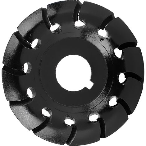 Lame de façonnage pour bois, pièce de meuleuse d'angle, acier au manganèse noir trempé, 65 x 16 mm (1/5)