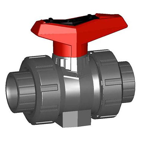 GF Kugelhahn 546 PVC-U/EPDM 1/2" IG