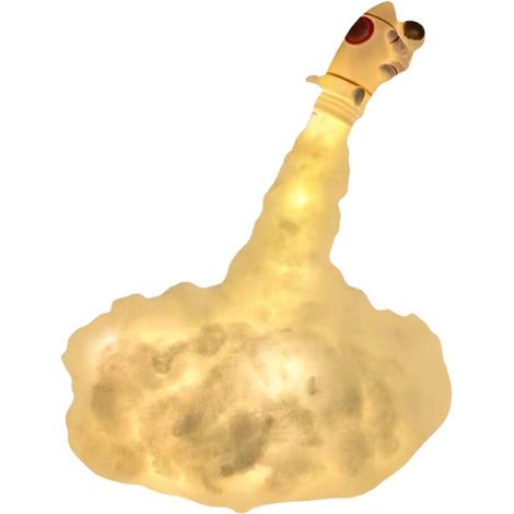 Lampe fusée imprimée en 3D à LED, cadeau d'anniversaire pour enfants, décoration d'intérieur, USB Maison et jardin Figurines 1 ensemble de lampes fusées DIY (1/5)