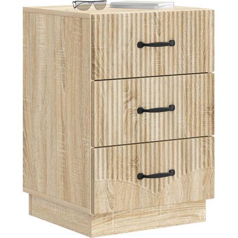 Maison Exclusive - Nachttisch Sonoma-Eiche 43 x 41 x 63,5 cm Holz