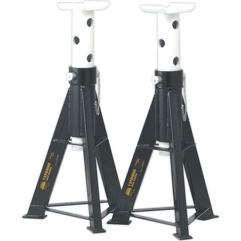Sealey Premier Axle Stands (Pair) 12 Tonne Capacity per Stand High Level AS12 (1/2)