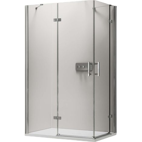 Eckdusche Bernstein DX407 8mm Nano Echtglas 90x120cm