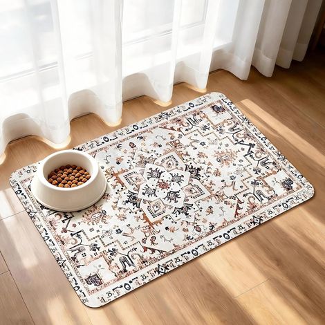 Dog Feeding Mat, Absorbent Mat, 30 x 50 cm (1/5)