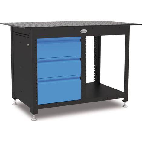 Schweisskraft Werkbank Workstation 1208 inklusive 3 Schubladen (1/5)