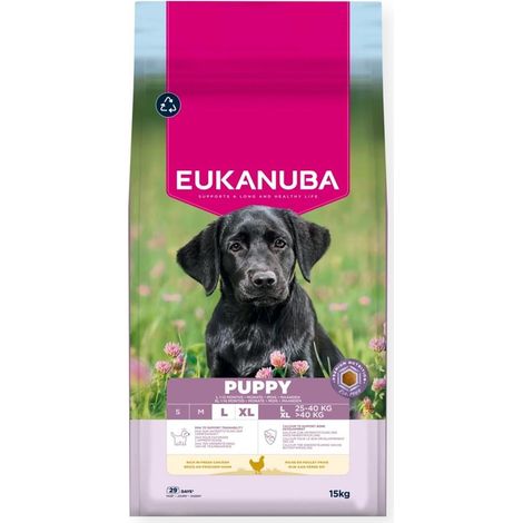 Eukanuba Puppy Large comida seca para cachorros 15 kg