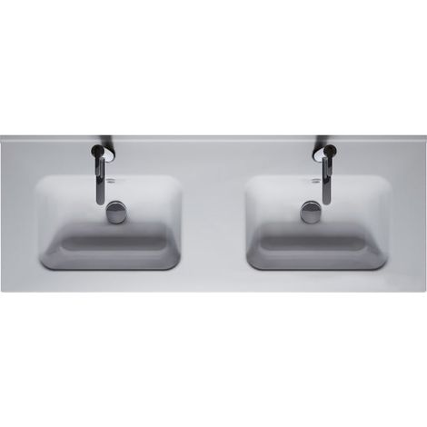Riho Porto Square Einbaudoppelwaschtisch 120 cm