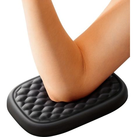 Supporto per gomito，Tappetino da scrivania，Protezione per polso，Poggiapolsi ergonomico，Nero (1/4)