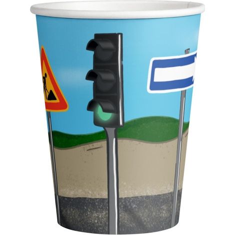 Gobelets de papier de verre pour la construction, 8 pièces, 250 ml