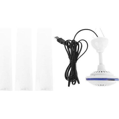 5V USB-Deckenventilator, 48 cm (19 Zoll), zum Aufhängen, für Zelt oder Camping im Freien (1/4)