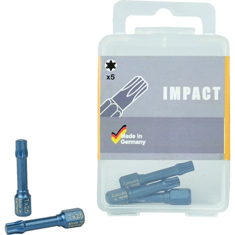 Schlagbohrer TX 25 Industriequalität - Pro 5 Stück
