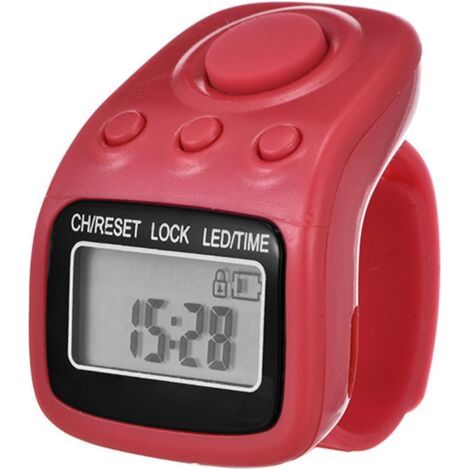 Compteur manuel à 6 chiffres, rechargeable, compteur manuel, compteur de clics numériques (1/5)