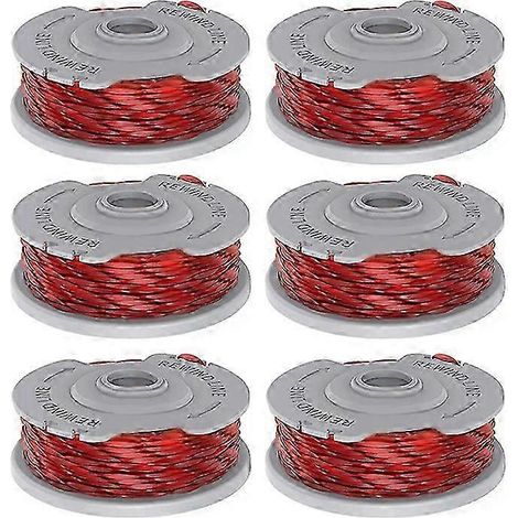 Lot de 6 bobines de rechange compatibles avec la tondeuse Flymo Contour XT 500XT (FL). (1/5)