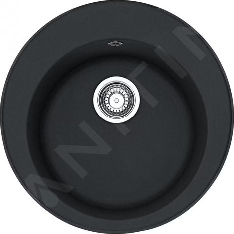 Franke Rondo - Évier en fragranit, ROG 610, 510 mm, rond, onyx 114.0283.879 (1/3)