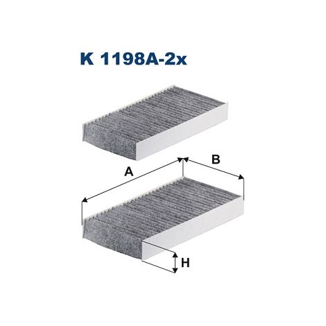 Filtro abitacolo K1198A-2X