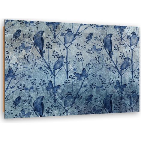 Quadro deco panel, Uccelli sui rami - 60x40 (1/5)
