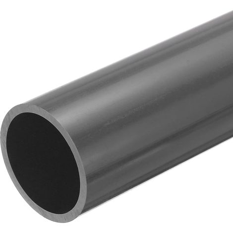2 Inch Tube Rigide En PVC Tube Rond 51.8mm Diamètre Intérieur 60mm Diamètre Extérieur 500mm Gris Clair Résistant Aux Chocs pour Tuyau D'eau, Artisanat, Décoration, Gaine Pour Câble (1/5)