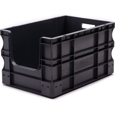 Caja plástica Eurobox Frente Abierto 40 x 60 x 33 cm