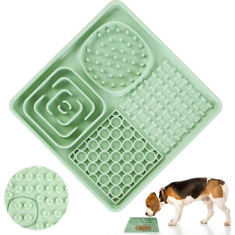 Alfombrilla de silicona con ventosas para perros y gatos - Sin BPA, apta para alimentación y adiestramiento - Apto para lavavajillas (1/5)
