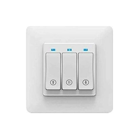 royaluxe - Interrupteur de volet roulant connecté WiFi, interrupteur mural intelligent sans fil avec ouverture réglable pour stores rideaux, compatible avec Smart Life Tuya, Alexa et Google Home Apps (1/5)