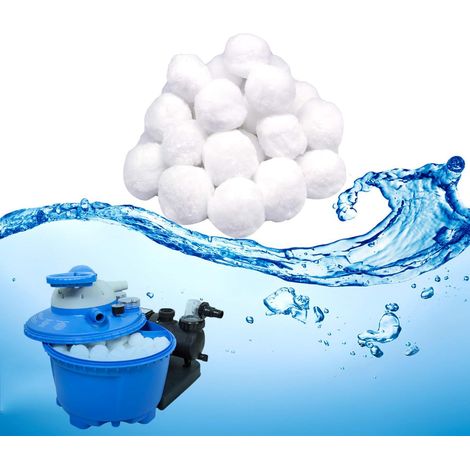 Filter Balls - Polyéthylène 700 g - Pour Filtres à Sable de Piscine - Remplace 25 kg de Sable - Diamètre 5 cm - Lot de 1