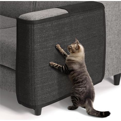 Sisal-Leinen-Kratzmatte 50x70 cm Sofaschutz für die linke Seite für Katze oder Hund (1/5)