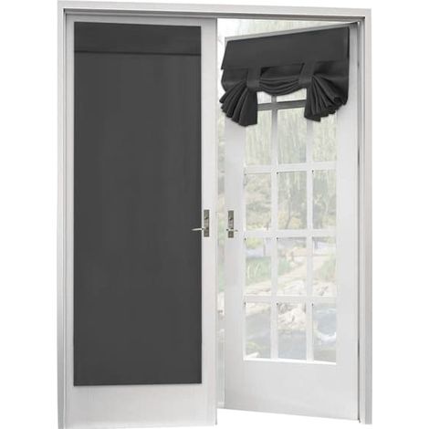 Rideaux de porte-fenêtre à panneaux isolants thermiques pour plus d'intimité, 66 x 173 cm (26 x 68 pouces). (1/5)