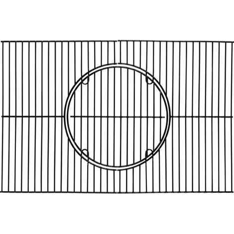 tepro Garten Emaillierte Grillroste Grille d'insertion en fonte noir A376392 (1/3)