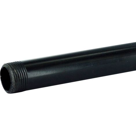 Schwarze, runde Kleiderstange D25 mm, 0,7 m SANS MARQUE