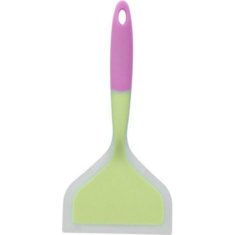 1 Spatule cuisine Silicone Bicolore Large ouverture Crêpes Frites Cuisine Quotidienne (1/5)