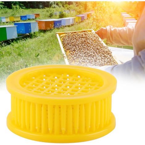 Lot de 6 cages d'élevage de reine en ABS pour apiculture (1/4)