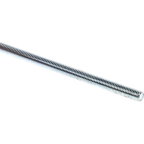 Tige filetée RS PRO Acier Zingué, M3 x 1m ( Prix pour Paquet de 5 )