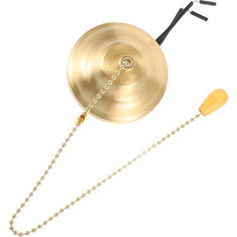 Interrupteur à Tirette pour Lampe Plafond Double Commande 10a, Chaîne de Lampe Résistante, Accessoire pour Salon et Éclairage Suspendu