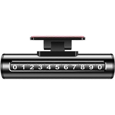 Plaque d'immatriculation créative pour voiture avec numéro de téléphone portable 2 (1/5)