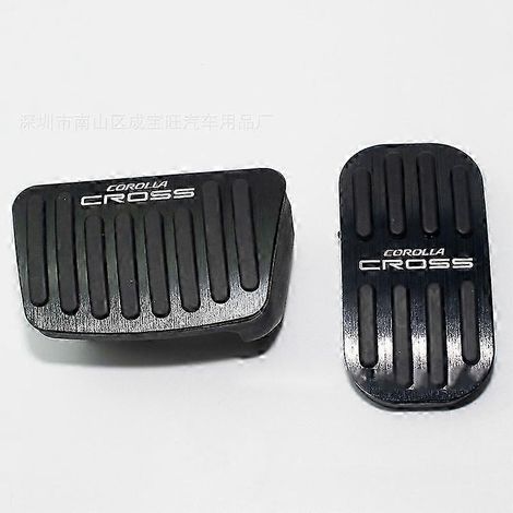 Premium-Edelstahl-Pedale für Toyota Corolla Cross XG10 2020 2021 2022 - Zubehör - Rutschfeste Pedalabdeckung (2 Stück)