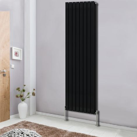 NRG Designer Radiator Flat Panel Central Heating Rads Black Vertical Double 1800x544mm (1/5)