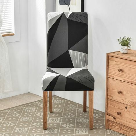 GEDRUCKTER, DEHNBARER STUHLBEZUG – ELASTISCHER SITZSCHUTZ, PASSEND FÜR STÜHLE VON 45 BIS 60 CM 16