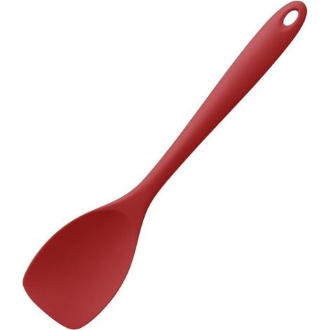 Spatule/cuillère professionnelle rouge en silicone Vogue - 280 mm (1/5)