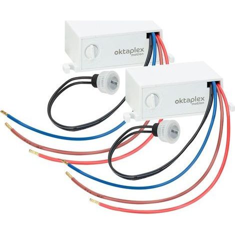 2 Interrupteur crépusculaire, Capteur lumière IP65, Blanc 230V, Extérieur Intérieur (1/5)
