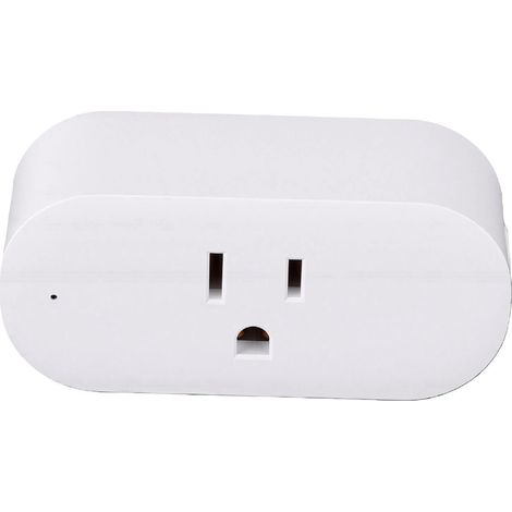 Prise connectée WiFi avec télécommande via application et minuterie, avec statistiques de consommation d'énergie pour les lumières, les ventilateurs et les petits appareils électroménagers (États-Unis (1/5)