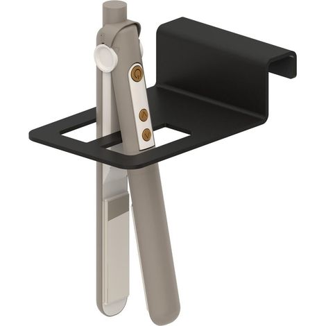 BELTRAN 10445 ETNA Porta Plancha De Pelo De Colgar En Mueble Negro - ref: 064-10445