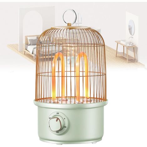 Chauffage d'appoint, diffusion de chaleur à 360°, faible niveau sonore, protection contre l'inclinaison, chauffe rapide, silencieux, idéal pour une utilisation intérieure (chambre, bureau). (1/5)