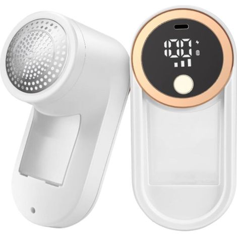 Rasoir anti-boulochage rechargeable avec écran LED, tête à 6 lames et 3 vitesses pour vêtements et textiles (1/5)