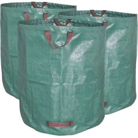 Set mit 3 HOBBYTECH 120-Liter-Gartenlaubsäcken (1/3)