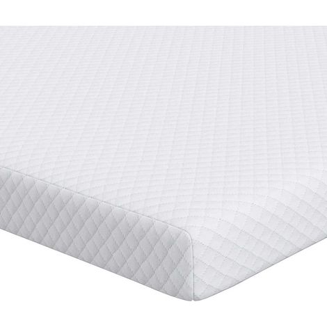 Surmatelas Blanc 200 x 200 cm Tissu Jacquard