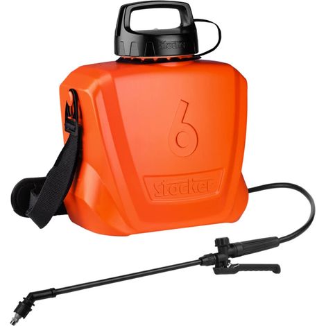 pompa irroratrice a tracolla a batteria stocker "402" 6l 2 bar 3,6v 2,5ah (1/3)