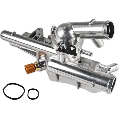 Alloggiamento del termostato del liquido di raffreddamento del motore in alluminio aggiornato, codici 256002G500 e 256202G500, compatibile con Kia Optima/Sorento (2011-2015), Sportage (2011-2016) e Hy