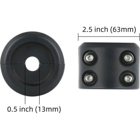 Bouchon Câble Treuil - Caoutchouc Antiusure - Pour ATV UTV Véhicules Tout Terrain - Lot de 1 (1/5)